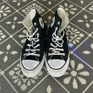 Platform Converse High Tops sz: 7.5